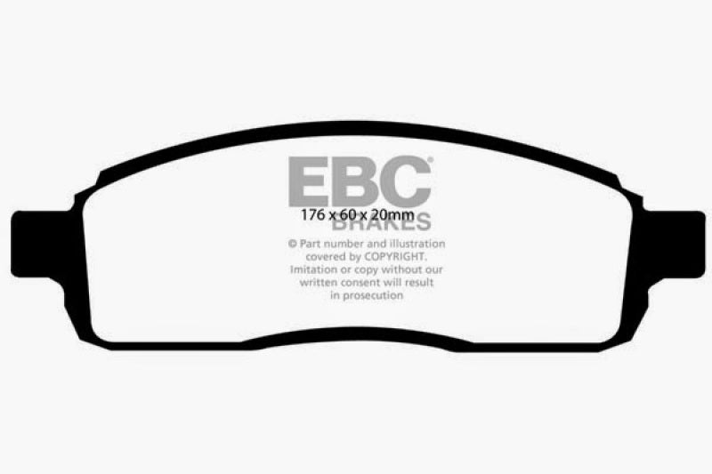 Load image into Gallery viewer, EBC 04 Ford F150 4.2 (2WD) 6 Lug Greenstuff Front Brake Pads
