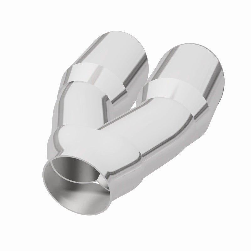 Load image into Gallery viewer, MagnaFlow Double Wall 3in Dual Round Polished Tip 2.25in Inlet
