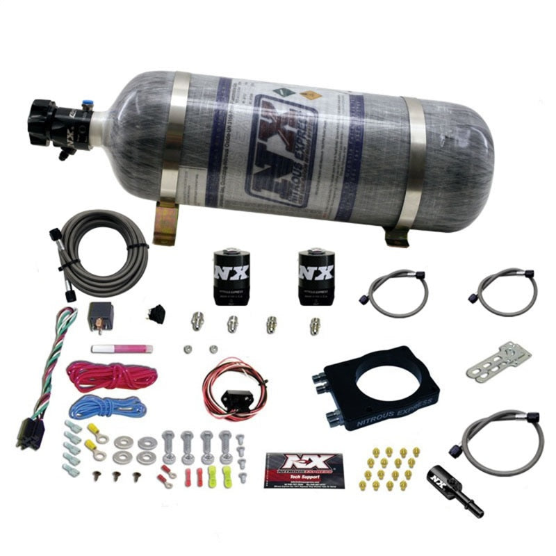 Load image into Gallery viewer, Nitrous Express Dodge Hemi Nitrous Plate Kit (50-400HP) w/12lb Composite Bottle
