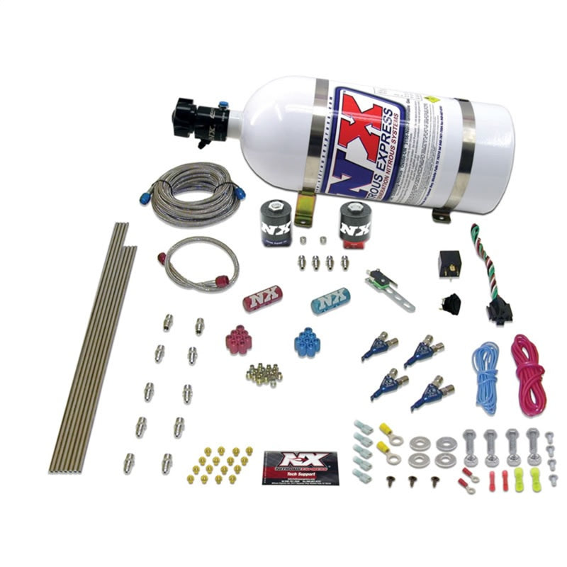 Load image into Gallery viewer, Nitrous Express 4 Cyl Alcohol Nitrous Kit (125-275HP) w/Composite Bottle
