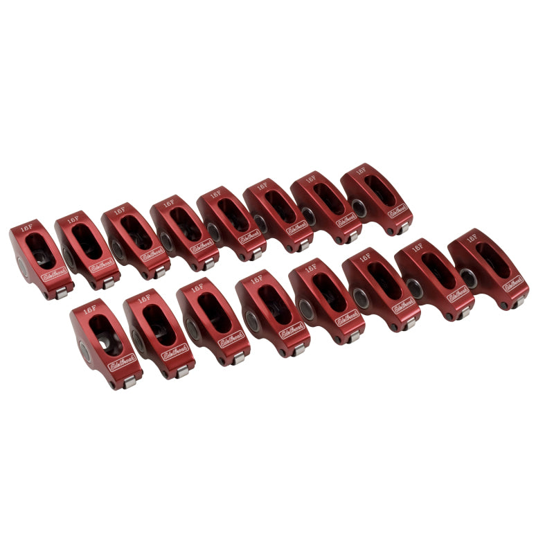 Load image into Gallery viewer, Edelbrock Rocker Arms Roller SBF 3/8In 1 6 1 Ratio Set of 16
