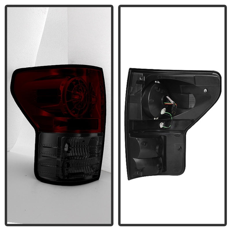 Load image into Gallery viewer, Spyder Toyota Tundra 07-13 LED Tail lights Red Smoke ALT-YD-TTU07-LED-RS
