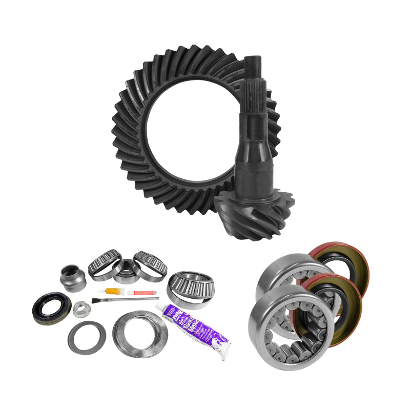 Load image into Gallery viewer, Yukon Gear 9.75in Ford 3.73 Rear Ring &amp; Pinion Install Kit Axle Bearings and Seal
