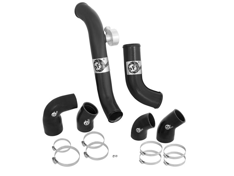 Load image into Gallery viewer, aFe BladeRunner Intercooler Tubes Black Hot/Cold Side for 15-16 Ford Mustang EcoBoost I4-2.3L (t)
