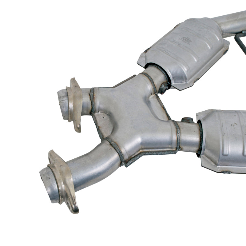 Load image into Gallery viewer, BBK 96-98 Mustang 4.6 GT High Flow X Pipe With Catalytic Converters - 2-1/2
