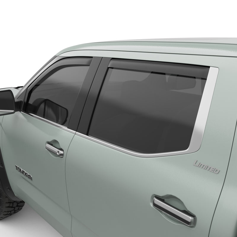 Load image into Gallery viewer, EGR 2022+ Toyota Tundra In-Channel Window Visors Front/Rear Set Matte Black
