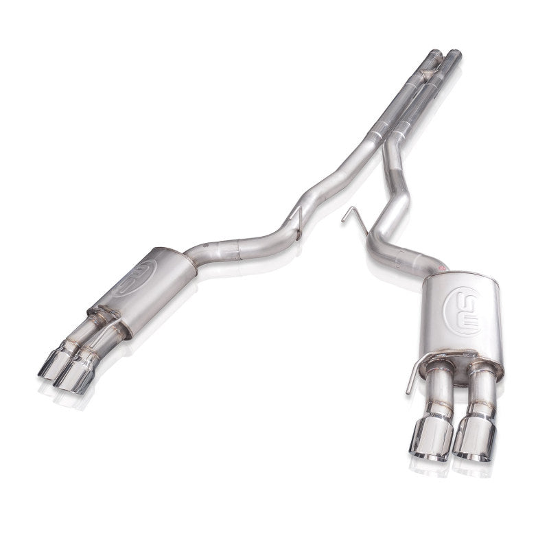 Load image into Gallery viewer, Stainless Works 18+ Ford Mustang GT Redline H-Pipe Performance Connect Cat-Back Exhaust
