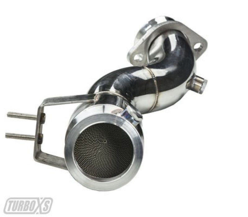 Load image into Gallery viewer, Turbo XS 2015+ Ford Mustang Ecoboost Downpipe w/ High Flow Catalytic Converter
