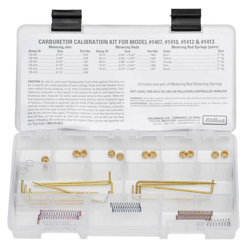 Load image into Gallery viewer, Edelbrock Jet / Rod Kit for 1407/1410/1412/1413
