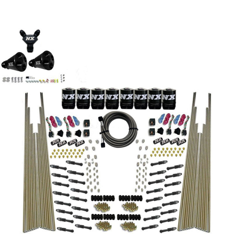 Load image into Gallery viewer, Nitrous Express 8 Cyl Dry Direct Port Four Stage 8 Solenoids Nitrous Kit (200-600HP) w/o Bottle
