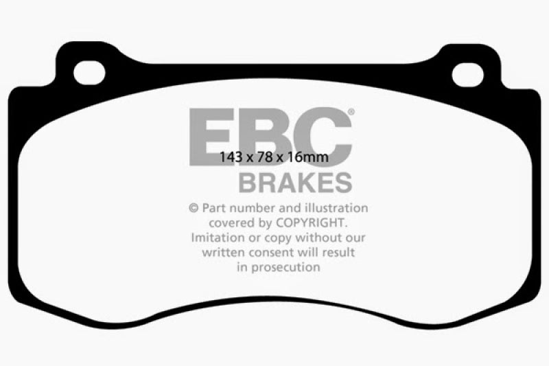 Load image into Gallery viewer, EBC 05-10 Chrysler 300C 6.1 SRT8 Bluestuff Front Brake Pads
