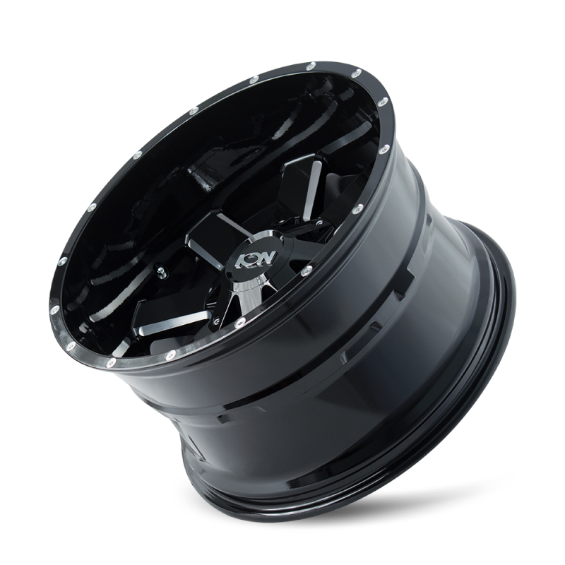 Load image into Gallery viewer, ION Type 141 17x9 / 6x135 BP / 13mm Offset / 106mm Hub Gloss Black Milled Wheel
