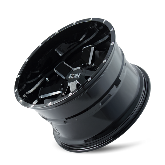 ION Type 141 20x9 / 6x135 BP / -3mm Offset / 106mm Hub Gloss Black Milled Wheel