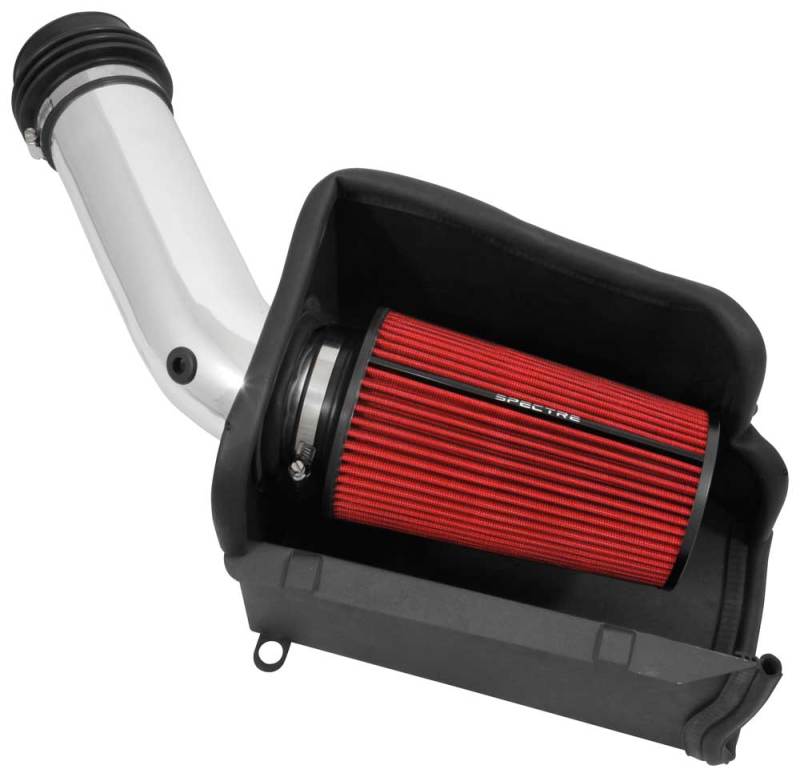 Load image into Gallery viewer, Spectre 94-97 Ford SD 7.3L DSL Air Intake Kit - Polished w/Red Filter
