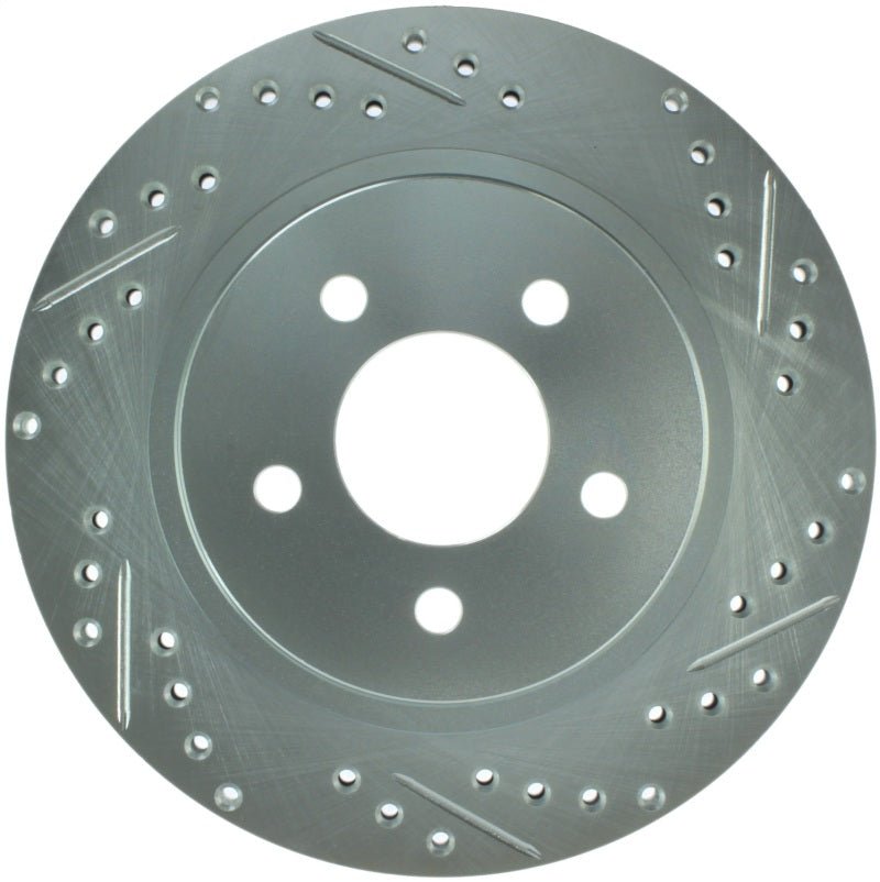 Load image into Gallery viewer, StopTech Select Sport 05-10 Ford Mustang GT Slotted and Drilled Rear Left Rotor
