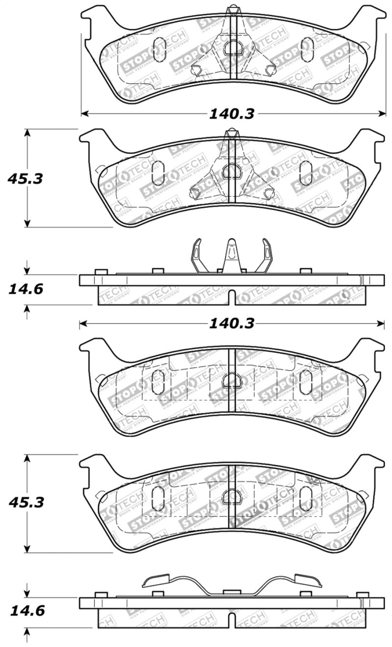 Load image into Gallery viewer, StopTech Sport Brake Pads w/Shims and Hardware - Rear
