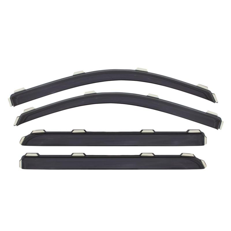 Load image into Gallery viewer, AVS 99-16 Ford F-250 Supercrew Ventvisor In-Channel Front &amp; Rear Window Deflectors 4pc - Smoke
