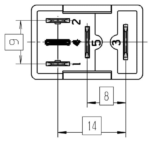 Hella Relay Micro Iso 5 Pole 12V Spst Res