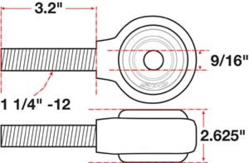 Load image into Gallery viewer, SPC Performance xAxis Rod End Ball Joint
