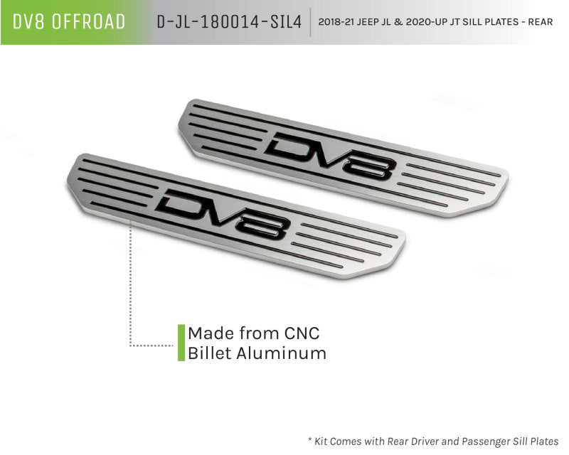 Load image into Gallery viewer, DV8 Offroad 2018-2019 Jeep Gladiator JL Rear Sill Plates

