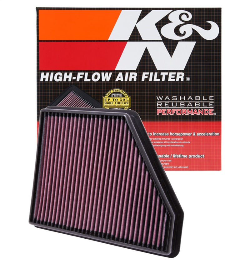 Load image into Gallery viewer, K&amp;N 10 Chevy Camaro 3.6/6.2L Drop In Air Filter
