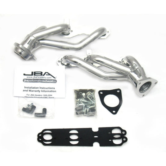 JBA 99-02 GM Truck 4.3L V6 w/o A.I.R. Injection 1-1/2in Primary Silver Ctd Cat4Ward Header