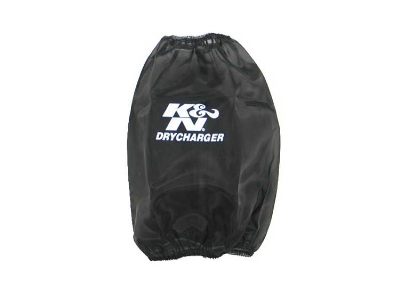 Load image into Gallery viewer, K&amp;N Black Drycharger Round Tapered Custom Air Filter Wrap
