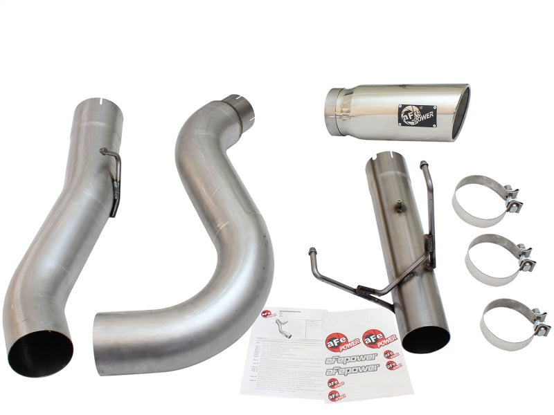 Load image into Gallery viewer, aFe MACHForce XP Exhaust Large Bore 5in DPF-Back SS 13-15 Dodge Trucks L6-6.7L (td) *Polish Tip

