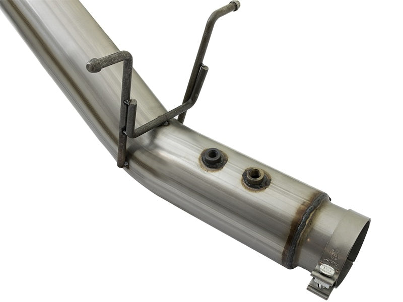 Load image into Gallery viewer, aFe LARGE BORE HD 5in 409-SS DPF-Back Exhaust w/Polished Tip 2017 GM Duramax V8-6.6L (td) L5P
