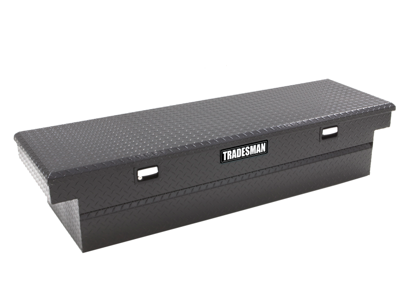 Load image into Gallery viewer, Tradesman Aluminum Single Lid Cross Bed Truck Tool Box (71in.) - Black
