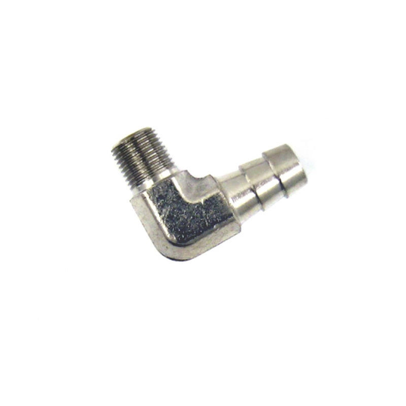 Load image into Gallery viewer, Nitrous Express 1/4 NPT x 3/8 90 Hose Barb
