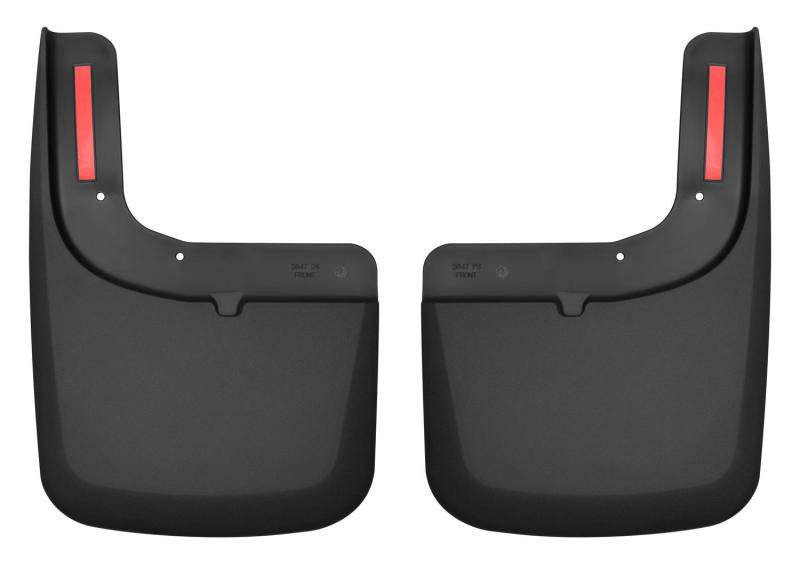 Load image into Gallery viewer, Husky Liners 2017 Ford F-250 / F-350 Super Duty Black Front Mud Guards (w/Flares)
