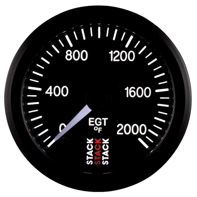 Load image into Gallery viewer, Autometer Stack 52mm 0-2000 Deg F Pro Stepper Motor Exhaust Gas Temp Gauge - Black
