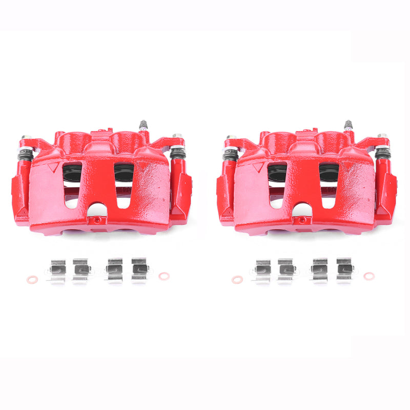 Load image into Gallery viewer, Power Stop 2017 Chrysler Pacifica Front Red Calipers w/Brackets - Pair
