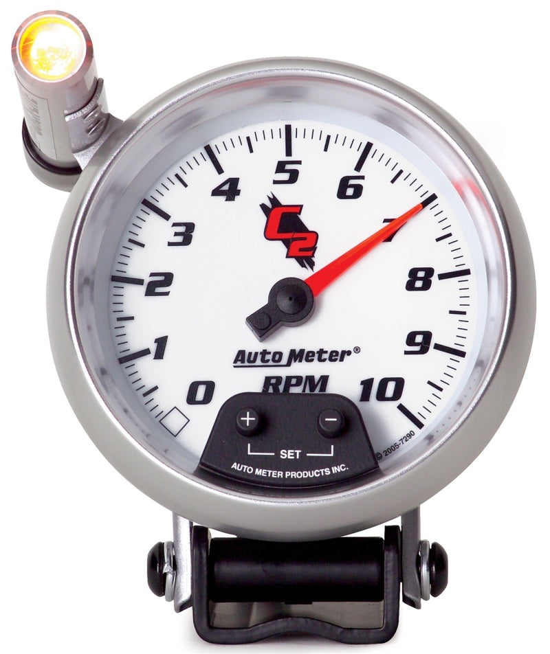 Load image into Gallery viewer, Autometer C2 3 3/4 inch 10000RPM In-Dash Tachometer w/ Ext. Quick-Lite
