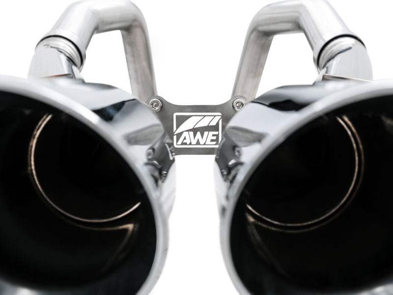 Load image into Gallery viewer, AWE Tuning 14-19 Chevy Corvette C7 Z06/ZR1 (w/AFM) Track Edition Axle-Back Exhaust w/Chrome Tips

