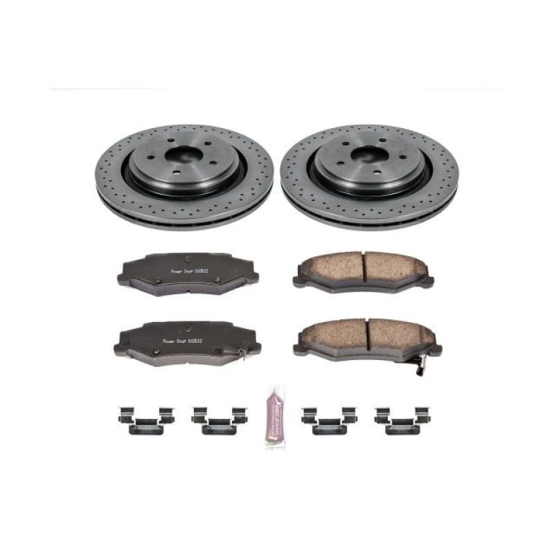 Load image into Gallery viewer, Power Stop 06-09 Cadillac XLR Rear Autospecialty Brake Kit
