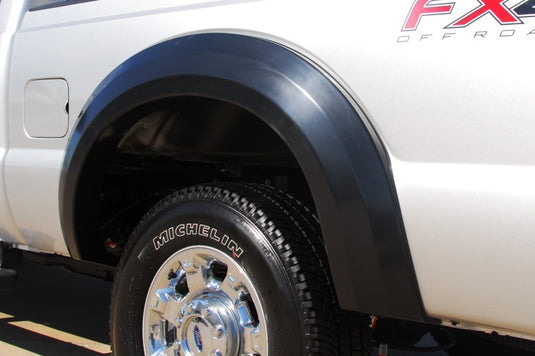 Lund 11-16 Ford F-250 Ex-Extrawide Style Smooth Elite Series Fender Flares - Black (2 Pc.)