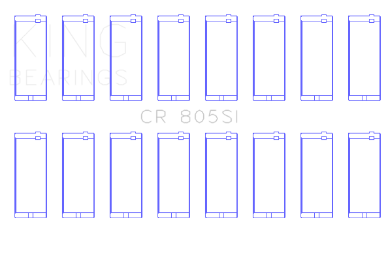 Load image into Gallery viewer, King Engine Bearings Chrysler 273 / 318 / 340 /360 Rod Bearing Set
