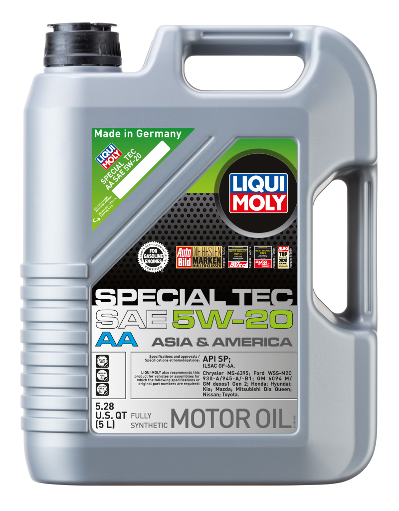 Load image into Gallery viewer, LIQUI MOLY 5L Special Tec AA Motor Oil SAE 5W20
