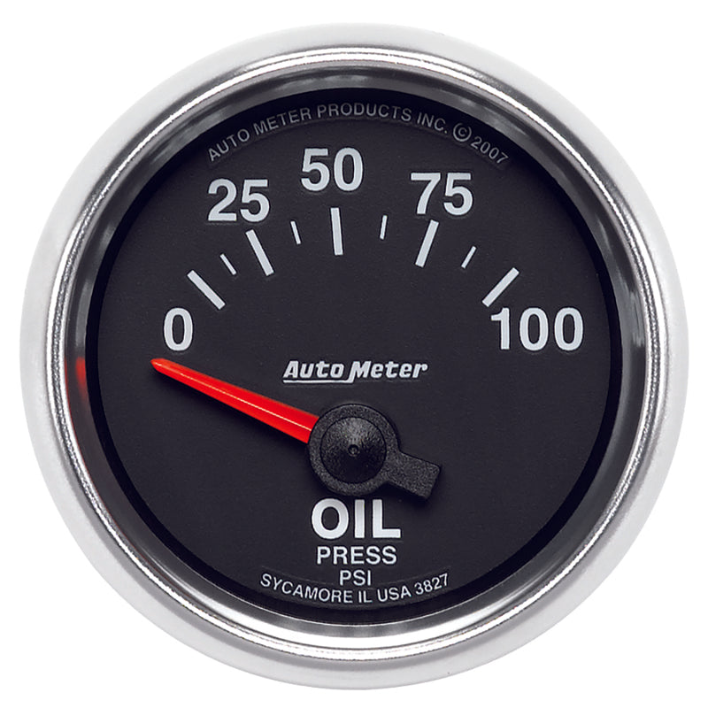 Load image into Gallery viewer, Autometer GS 0-100 PSI Short Sweep Electronic Oil Pressure Gauge

