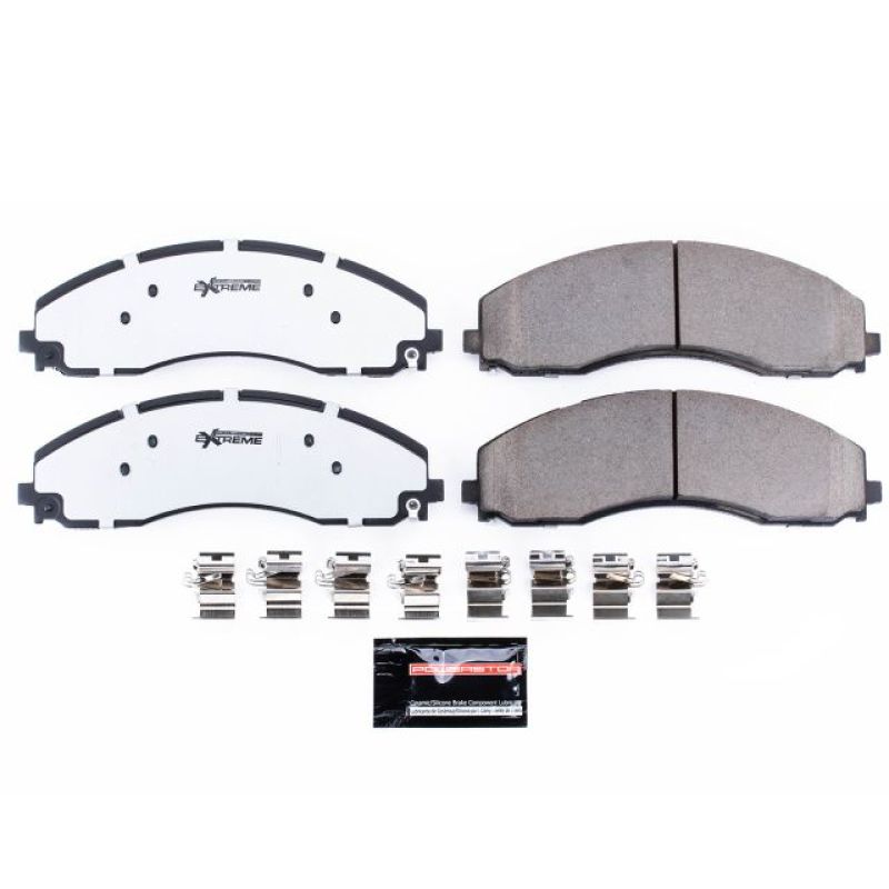 Load image into Gallery viewer, Power Stop 17-19 Ford F-450 Super Duty Rear Z36 Truck &amp; Tow Brake Pads w/Hardware
