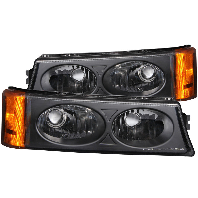 Load image into Gallery viewer, ANZO 2003-2006 Chevrolet Silverado 1500 Euro Parking Lights Black
