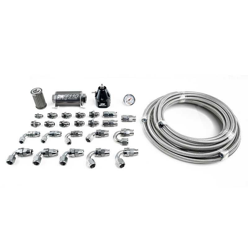 Load image into Gallery viewer, DeatschWerks 11-19 Ford Mustang X2 Series PTFE Plumbing Kit
