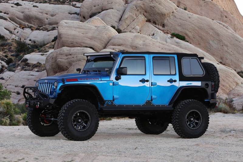 Load image into Gallery viewer, Fabtech 07-18 Jeep JK 4-Door 5in Crawler Lt w/Dlss Resi
