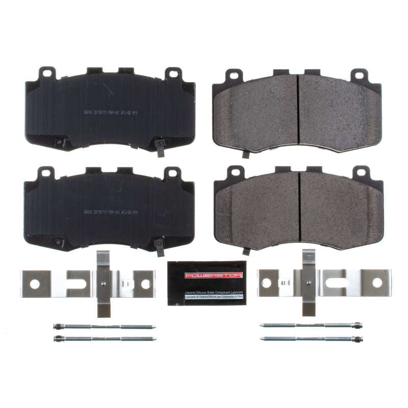 Load image into Gallery viewer, Power Stop 18-19 Jeep Grand Cherokee Front Z23 Evolution Sport Brake Pads w/Hardware
