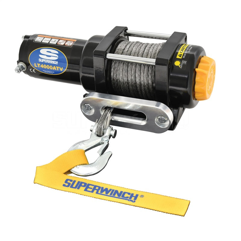 Load image into Gallery viewer, Superwinch 4000 LBS 12V DC 3/16in x 50ft Synthetic Rope LT4000 Winch
