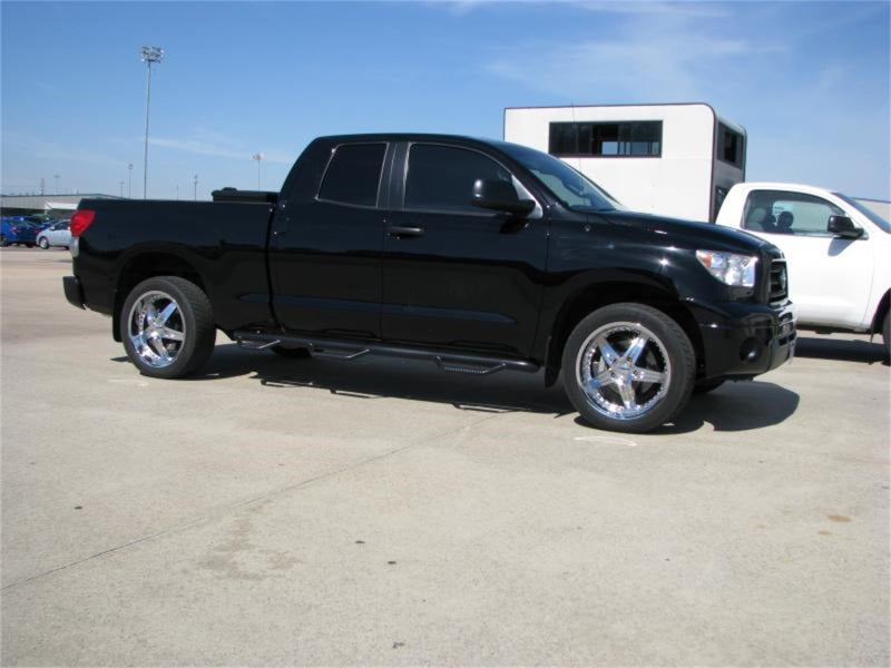 Load image into Gallery viewer, N-Fab Nerf Step 07-17 Toyota Tundra Double Cab 6.5ft Bed - Gloss Black - Bed Access - 3in
