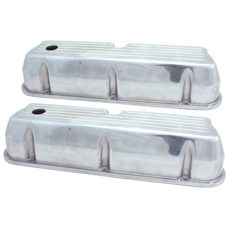 Load image into Gallery viewer, Spectre SB Ford Tall Ball Milled Valve Cover Set - Polished Aluminum
