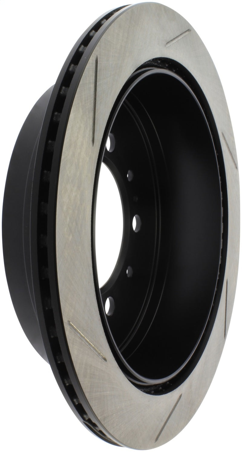 Load image into Gallery viewer, StopTech Sport Slot 08-13 Lexus LX450/470/570 / 07-12 Toyota Tundra Slotted Left Rear CRYO Rotor
